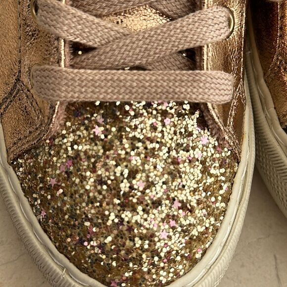 Gold glittered sneakers - Picture 15 of 15